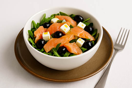 Insalata Feta e Salmone