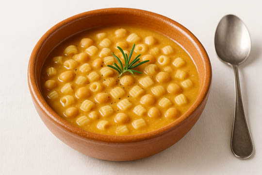 Minestra di Pasta e Ceci