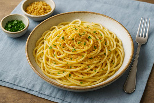 Pasta con la Mollica