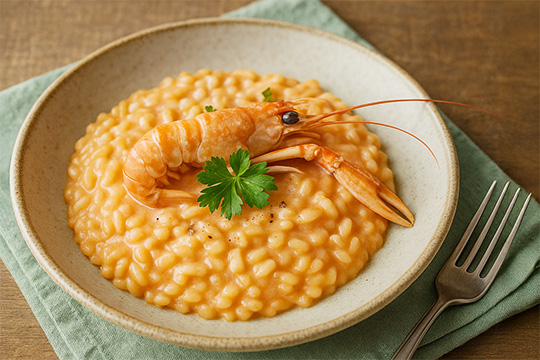 Risotto alla Crema di Scampi